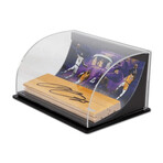 LeBron James // Autographed Lakers Game-Used Floor in Case #1/23