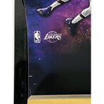 LeBron James // Autographed Lakers Game-Used Floor in Case #1/23