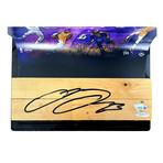 LeBron James // Autographed Lakers Game-Used Floor in Case #1/23