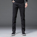 Plaid Chino Pants // Style 1 // Black (36)