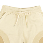 Drawstring Shorts // Washed Dune (XS)