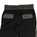 Cargo Pants // Gray + Black (XS)