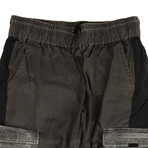 Cargo Pants // Gray + Black (XS)