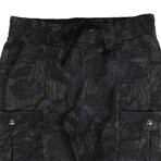 Tree Panorama Cargo Pants // Black + Navy (XS)