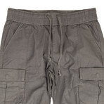 Back Sateen Cargo Pants // Gray (XS)