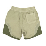 Loose Stitch Shorts // Washed Olive Green (XS)