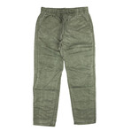 Washed Drawstring Cargo Pants // Spruce Green (XS)