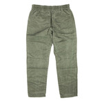 Washed Drawstring Cargo Pants // Spruce Green (XS)