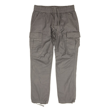 Back Sateen Cargo Pants // Gray (XS)