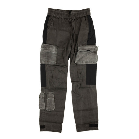 Cargo Pants // Gray + Black (XS)