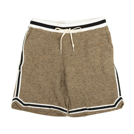 Drawstring Boucle Game Shorts // Canyon Brown (XS)