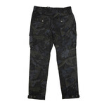 Tree Panorama Cargo Pants // Black + Navy (XS)