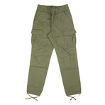 Sateen Cargo Pants // Olive Green (XS)
