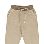 Cotton 1992 Jogger Sweatpants // Tan Clay (XS)