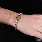 Bullet Bracelet with Tigers Eye (L)