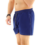 Bruce Swim Shorts // Navy + White (S)