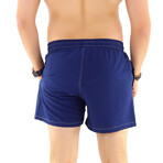 Bruce Swim Shorts // Navy + White (S)