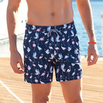 Farhan Swim Shorts // Navy (S)