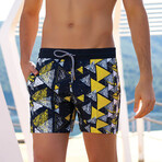 Miles Swim Shorts // Black (2XL)