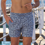 Kristian Swim Shorts // White (XL)