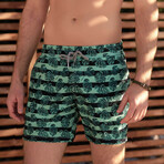 Hugo Swim Shorts // Green (2XL)