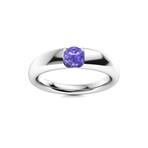 V2 Tanzanite Men's Ring // 14k White Gold (Size:7)