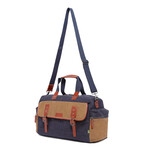 Stone Creek Waxed Canvas Duffel Bag // Navy
