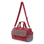 Stone Creek Waxed Canvas Duffel Bag // Burgundy