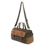 Stone Creek Waxed Canvas Duffel Bag // Olive
