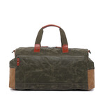 Stone Creek Waxed Canvas Duffel Bag // Olive