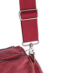 Stone Creek Waxed Canvas Duffel Bag // Burgundy