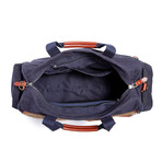 Stone Creek Waxed Canvas Duffel Bag // Navy