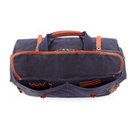 Stone Creek Waxed Canvas Duffel Bag // Navy
