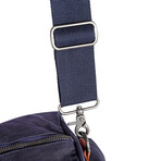 Stone Creek Waxed Canvas Duffel Bag // Navy