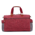 Stone Creek Waxed Canvas Duffel Bag // Burgundy