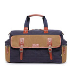 Stone Creek Waxed Canvas Duffel Bag // Navy