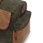 Stone Creek Waxed Canvas Duffel Bag // Olive