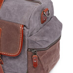 Stone Creek Waxed Canvas Duffel Bag // Gray