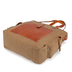 Super Horse Leather Convertible Tote // Brown