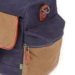 Stone Creek Waxed Canvas Duffel Bag // Navy