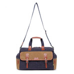 Stone Creek Waxed Canvas Duffel Bag // Navy
