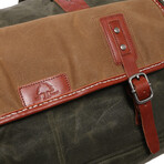 Stone Creek Waxed Canvas Duffel Bag // Olive