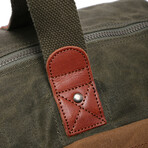 Stone Creek Waxed Canvas Duffel Bag // Olive