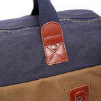 Stone Creek Waxed Canvas Duffel Bag // Navy