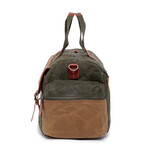 Stone Creek Waxed Canvas Duffel Bag // Olive