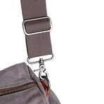 Stone Creek Waxed Canvas Duffel Bag // Gray