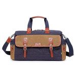 Stone Creek Waxed Canvas Duffel Bag // Navy