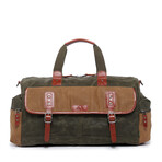 Stone Creek Waxed Canvas Duffel Bag // Olive