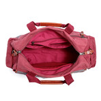Stone Creek Waxed Canvas Duffel Bag // Burgundy