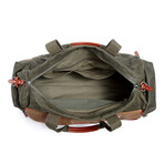 Stone Creek Waxed Canvas Duffel Bag // Olive